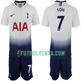 Camiseta de fútbol Tottenham Hotspur Son 7 Niño 1ª equipación 2018/2019